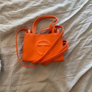 Telfar Orange Mini Bag small Shopping Bag